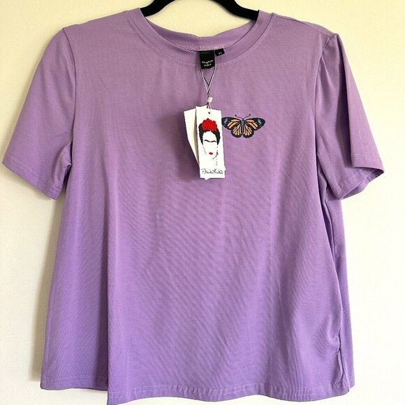 BNWT Frida Kahlo x Shein Graphic T Shirt - Picture 1 of 5